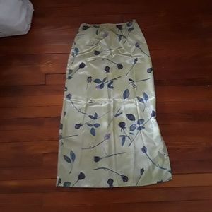 Vintage Floral Maxi Skirt